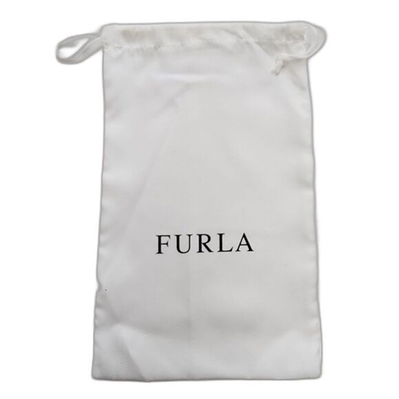 FURLA Gray Leather Long Zip Around Wallet with Box Dust Bag Tags - Picture 9 of 11
